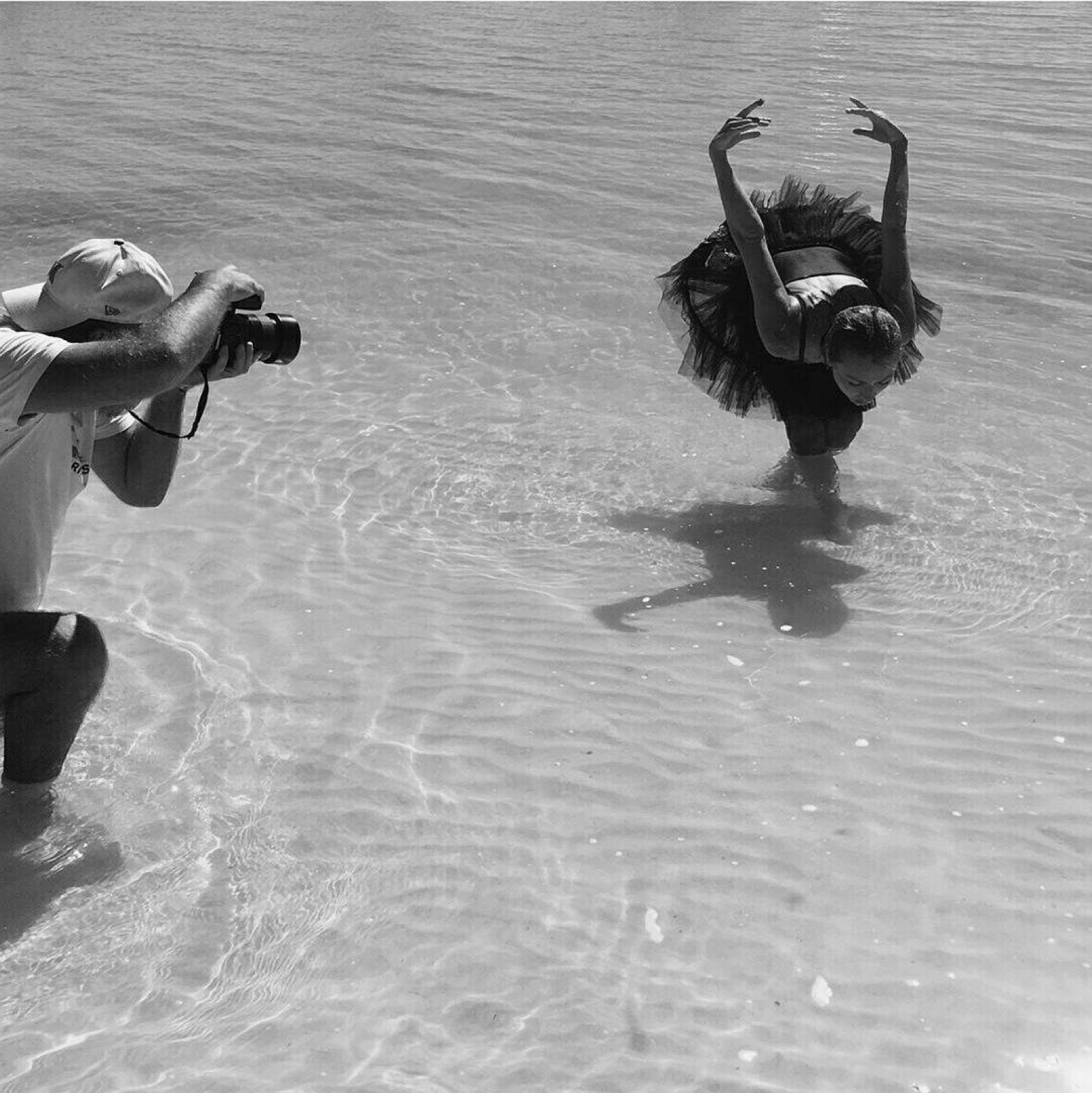 Ballet shoot on the shore — Costa Blanca